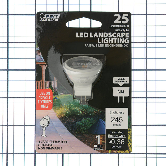 Feit Electric [25W Equivalent] MR11 Warm White Landscape LED Bulb (BPLVMR11/830CA)