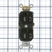 Leviton Duplex Receptacle Outlet Commercial Spec Grade Indented Face 20 Amp 125V Back Or Side Wire NEMA 5-20R 2-P (BR20-E)