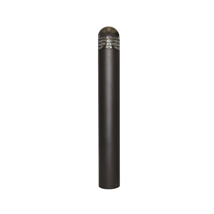 Maxlite 113664 Bollard Round Dome Top Selectable 30W/20W/10W 3000K/4000K/5000K 480V 42 Inch Bronze Louvers -20 Degree Celsius Battery Backup (BRD30H-WCSBLVE2)