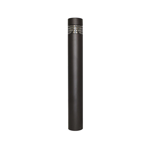 Maxlite 113666 Bollard Round Flat Top Selectable 30W/20W/10W 3000K/4000K/5000K 480V 42 Inch Bronze Louvers -20 Degree Celsius Battery Backup (BRF30H-WCSBLVE2)