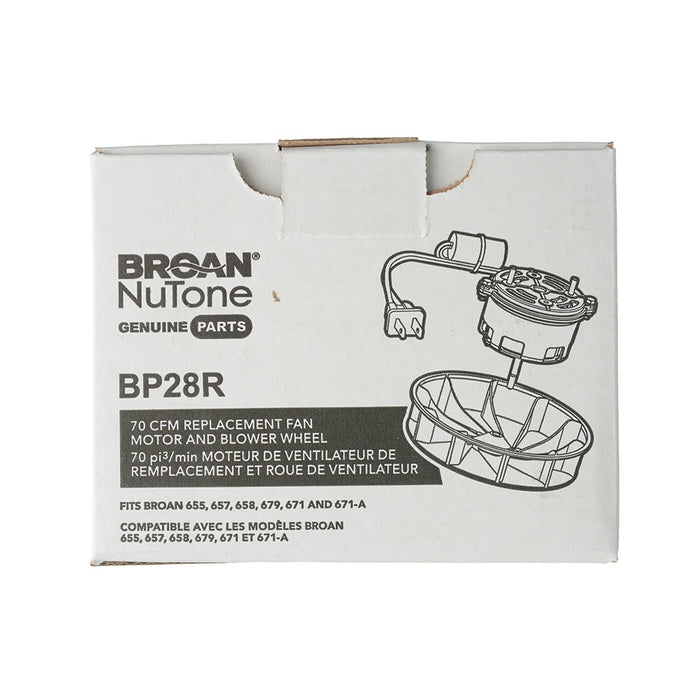 Broan-NuTone 70 CFM Replacement Motor/Wheel (BP28R)