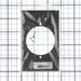 Bryant Wall Plate 1-Gang 2.15 Inch Opening Black (P724BK)