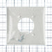 Bryant Wall Plate Mid-Size 2-Gang 2.15 Inch Opening White (PJ703W)