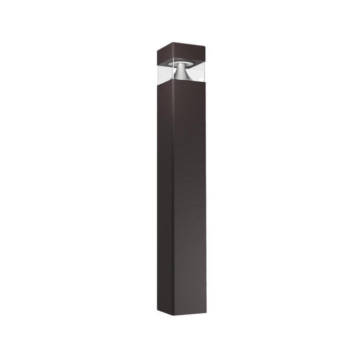 Maxlite 113667 Bollard Square Flat Top Wattage/CCT Selectable 30W/20W/10W 3000K/4000K/5000K 480V 42 Inch Bronze -20 Degree Celsius Battery Backup (BSF30H-WCSBE2)