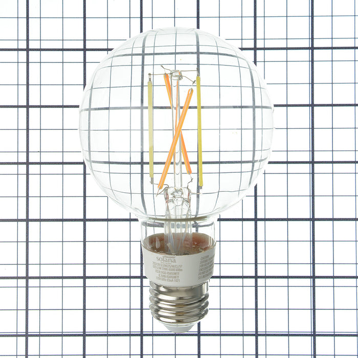 Bulbrite SL5WG25/W/CL/1P Smart LED Wi-Fi Bulb 5.5W G25 White Light Clear 60W Equivalent (293120)