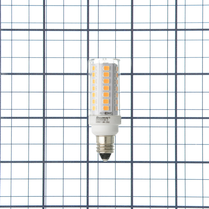 Bulbrite LED5E11/30K/120/D 5W LED E11 Clear 3000K 120V Dimmable (770630)