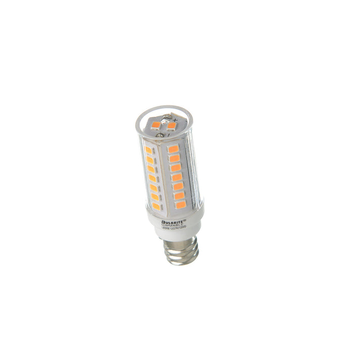 Bulbrite LED5E12/27K/120/D 5W LED E12 Clear 2700K 120V Dimmable (770631)
