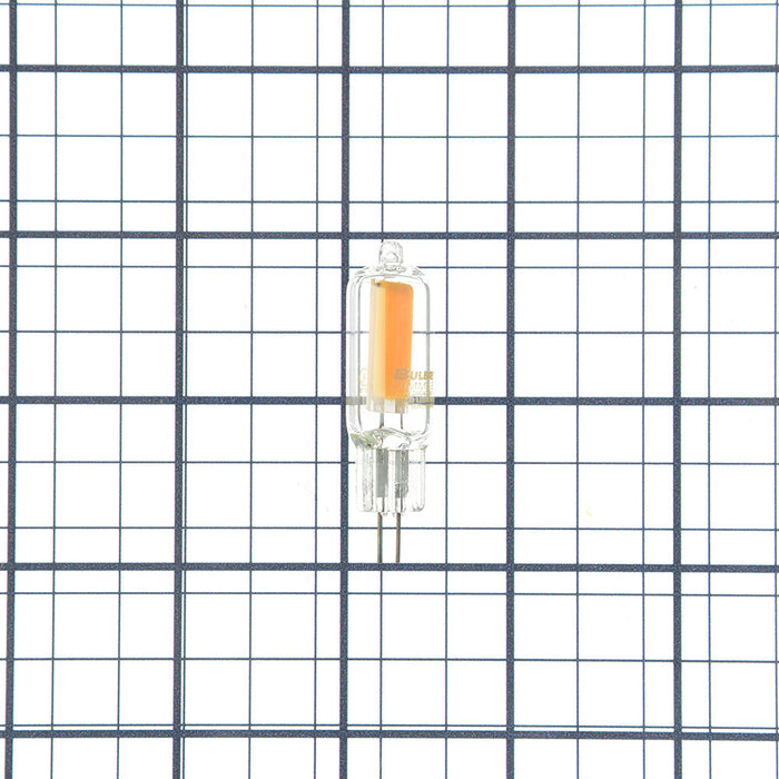 Bulbrite LED2G4/27K/W/D 1.8W LED T5 Tube G4 Base 2700K 140Lm 12V 90 CRI 320 Degree Beam Angle Dimmable Clear (770649)