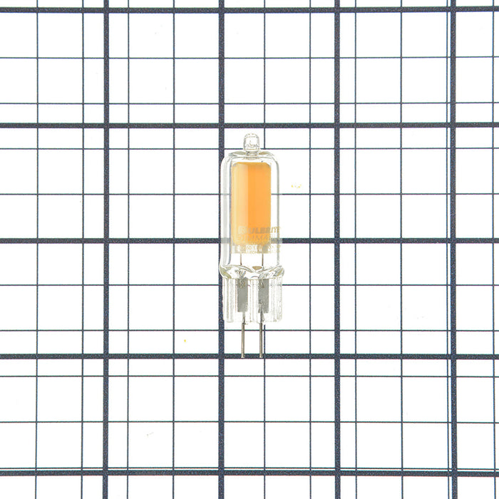 Bulbrite LED2G4/30K/W/D 1.8W LED T5 Tube G4 Base 3000K 140Lm 12V 90 CRI 320 Degree Beam Angle Dimmable Clear (770650)