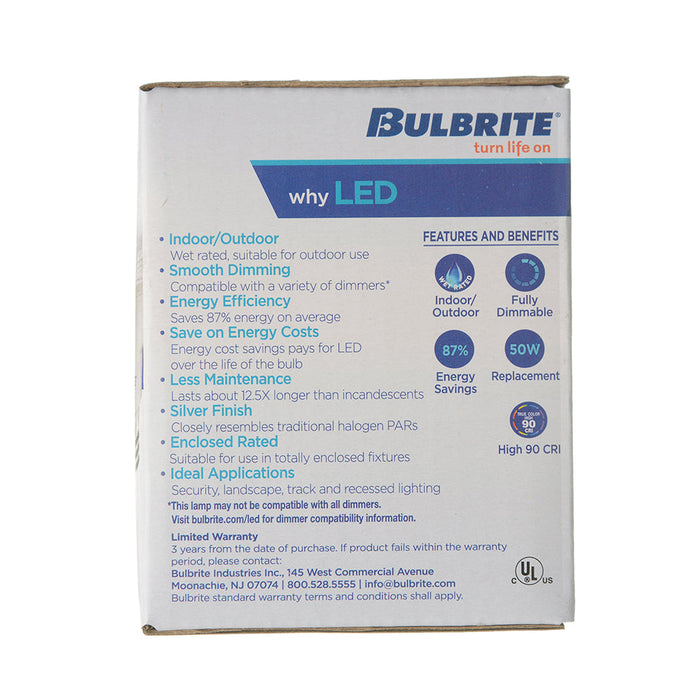 Bulbrite LED6PAR20/NFL25/930/WD/2 6.5W LED PAR20 3000K 90 CRI Narrow Flood Wet Location Dimmable (772265)
