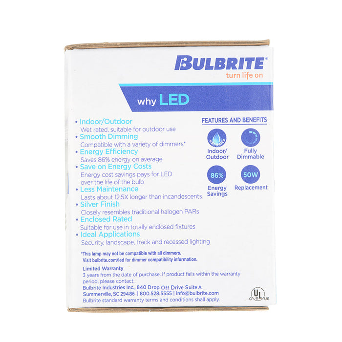 Bulbrite LED7PAR20/FL40/830/WD/2 7W LED PAR20 3000K Flood 80 CRI Wet Location Dimmable (772756)