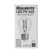 Bulbrite LED7A15/30K/FIL/D/B/2 7W LED A15 Filament Bulb Medium E26 Base 3000K 800Lm 120V Clear (776210)