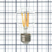 Bulbrite LED7A15/30K/FIL/D/B/2 7W LED A15 Filament Bulb Medium E26 Base 3000K 800Lm 120V Clear (776210)