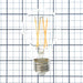 Bulbrite LED7A19/27K/FIL/D/B/2 7W LED Filament A19 Bulb 2700K 800Lm 120V Dimmable Medium E26 Base Clear (776212)