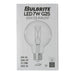 Bulbrite LED7G25/27K/FIL/D/B/2 7W LED G25 Filament Bulb 2700K 800Lm 120V E26 Base Clear (776217)