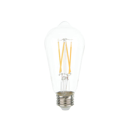 Bulbrite LED7ST18/27K/FIL/D/B/2 7W LED ST18 Filament Bulb E26 Base 2700K 800Lm 120V Dimmable Clear (776223)