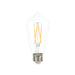 Bulbrite LED7ST18/27K/FIL/D/B/2 7W LED ST18 Filament Bulb E26 Base 2700K 800Lm 120V Dimmable Clear (776223)