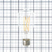 Bulbrite LED7ST18/27K/FIL/D/B/2 7W LED ST18 Filament Bulb E26 Base 2700K 800Lm 120V Dimmable Clear (776223)
