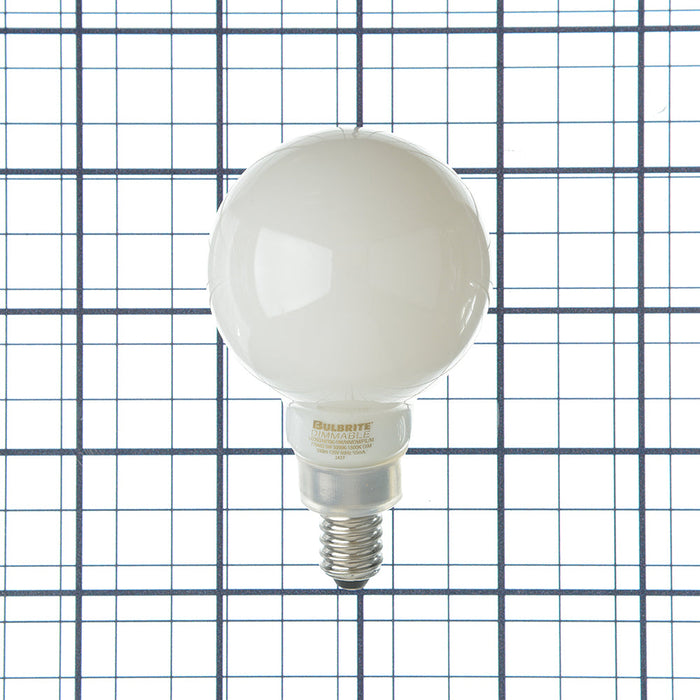 Bulbrite LED5G16/30K-18K/WMDM/FIL/M 5W LED G16 3000K-1800K Filament Bulb Milky Warm Dimming E12 Base 120V (776403)