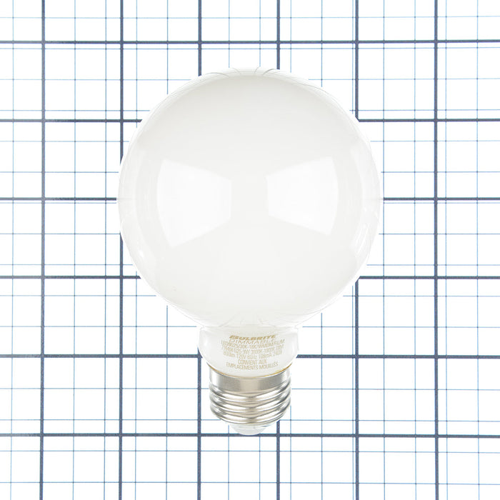 Bulbrite LED9G25/30K-18K/WMDM/FIL/M 9W LED G25 3000K-1800K Filament Bulb Milky Warm Dimming E26 Base 120V (776404)