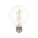 Bulbrite LED4G25/21K/FIL-NOS/CURV/SPIRAL 4W LED G25 2100K Curved Filament Spiral Bulb E26 Base Clear Dimmable (776516)