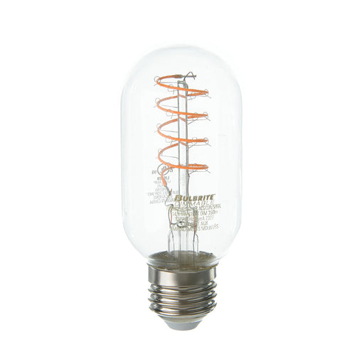 Bulbrite LED4T14/21K/FIL-NOS/CURV/SPIRAL 4W LED T14 2100K Curved Filament Spiral Bulb E26 Base Clear Dimmable (776518)