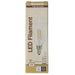Bulbrite LED4PRISM/30K/FIL/3 4W LED Prismatic 3000K Filament Bulb E12 Base Fully Compatible Dimming 120V Clear (776596)