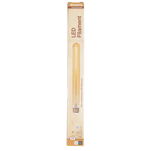 Bulbrite LED5T9L/21K/11/FIL-NOS/3 5W LED 11 Inch T9 Long 2100K Dimmable (776707)