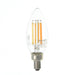 Bulbrite LED6B11/27K/FIL/3 6.5W LED B11 2700K Filament Bulb E12 Base Clear 120V Dimmable (776737)