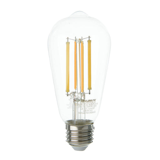 Bulbrite LED13ST18/30K/FIL/3/JA8 13W LED ST18 3000K Filament Bulb Clear E26 Base Fully Compatible Dimming 120V (776746)