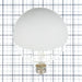 Bulbrite LED6G40/27K/FIL/HW/3 6W LED G40 Filament Bulb E26 Base 2700K 500Lm 120V 90 CRI 320 Degree Beam Angle Dimmable Half White (776840)