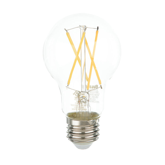 Bulbrite LED9A19/30K/FIL/4 9W LED A19 3000K Filament Bulb 1100Lm 90 CRI E26 Base 120V Fully Compatible Dimming Clear (776914)