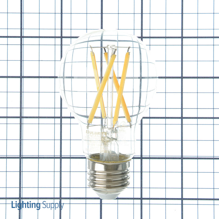 Bulbrite LED14A19/30K/FIL/3 14W LED A19 3000K Filament Bulb 1600Lm 90 CRI E26 Base 120V Fully Compatible Dimming Clear (776916)