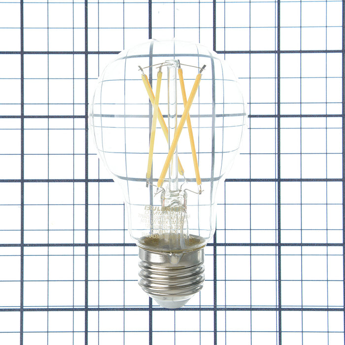 Bulbrite LED8A19/40K/FIL/3/JA8 8.5W LED A19 4000K Filament Bulb Fully Compatible Dimming E26 Base 120V Clear (776925)