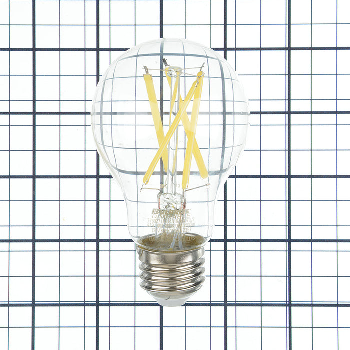 Bulbrite LED14A19/40K/FIL/3 14W LED A19 4000K Filament Bulb E26 Base Fully Compatible Dimming 120V Clear (776927)