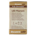 Bulbrite LED14A19/40K/FIL/M/3 14W LED A19 4000K Filament Bulb Milky E26 Base Fully Compatible Dimming 120V (776929)