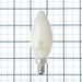 Bulbrite LED5B11/40K/FIL/M/3 5W LED B11 4000K Filament Bulb Milky E12 Base Fully Compatible Dimming 120V (776934)