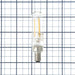 Bulbrite LED2T6/30K/FIL/4 2.5W LED T6 Filament Bulb E12 Base 3000K 250Lm 120V 90 CRI 320 Degree Beam Angle Dimmable Clear (776952)