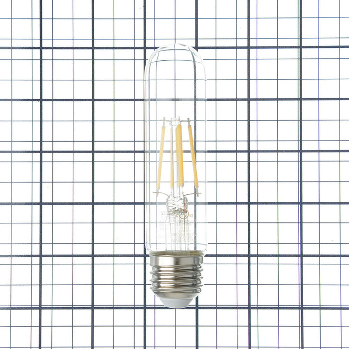 Bulbrite LED5T9/40K/5/FIL/3/JA8 5 Inch 5W LED T9 Tube E26 Base 4000K 400Lm 120V 90 CRI 320 Degree Beam Angle Dimmable Clear (776989)