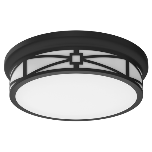 ETI ASFM-15-8CP3-SV-TD-BL​ Astoria Flush Mount 15 Inch 30W 120V 1800Lm CCT Selectable 3000K/4000K/5000K 80 CRI Triac Dimming Black (C01174401A)