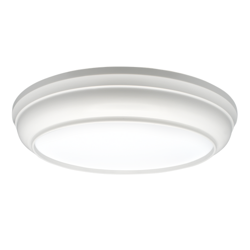 ETI MWFM-13-8CP3-SV-TD-WH​ Midwest Flush Mount 13 Inch 22W 120V 1800Lm CCT Selectable 3000K/4000K/5000K Triac Dimming White (C01183401A)