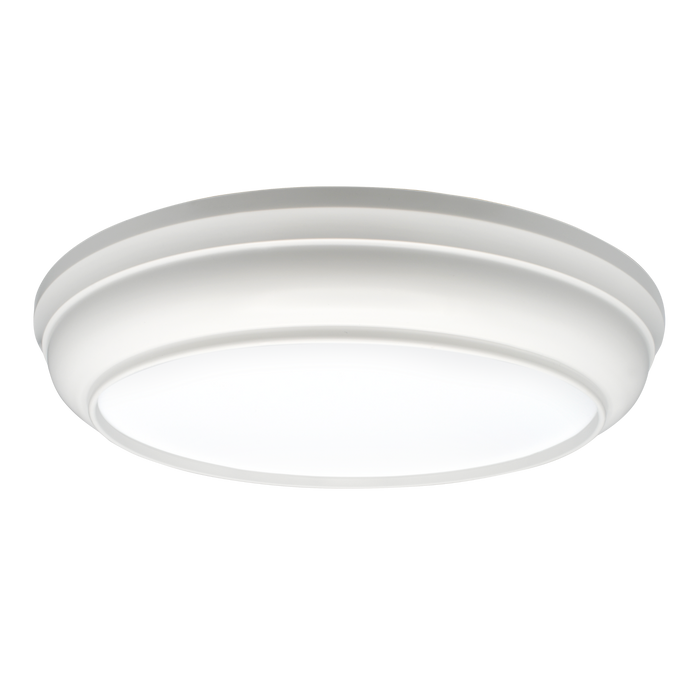 ETI MWFM-13-8CP3-SV-TD-WH​ Midwest Flush Mount 13 Inch 22W 120V 1800Lm CCT Selectable 3000K/4000K/5000K Triac Dimming White (C01183401A)
