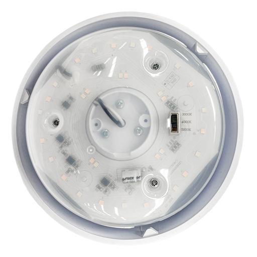 ETI SL-7IN-8CP3-SV-N 7 Inch 10.5W LED Spin Light CCT Selectable 3000K/4000K/5000K 1000Lm 80 CRI 120V Non-Dimmable White (C02002403D)