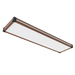 ETI ESLFM-13-8CP3NL-SV-TD-WN​ Essex 55W Linear Flush Mount 120V 4500Lm CCT Selectable 3000K/4000K/5000K Triac Dimming Walnut Finish (C05009401A)