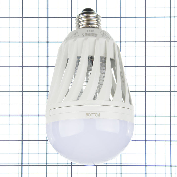 Feit Electric 9W Daylight 5000K E26 Base Cylinder Shape Bug Zapper Plus Light Bulb (C60/950CA/BZ/LED)