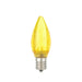 Standard C9 LED 120V-130V Intermediate E17 Base Yellow Stringer Bulb (C9/INT/YLW/120V-130V)