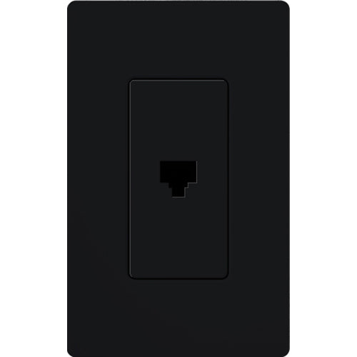 Lutron Claro Phone Jack Black (CA-PJ-BL)