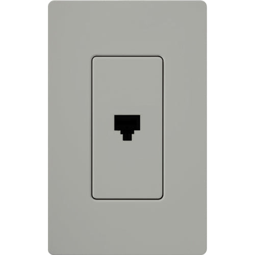 Lutron Claro Phone Jack Gray (CA-PJ-GR)