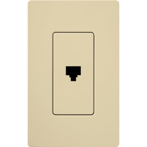 Lutron Claro Phone Jack Ivory (CA-PJ-IV)