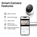 Feit Electric Smart Indoor Pan And Tilt Camera Two-Way Audio-Motion Sensor-Voice Control-Scheduling-Remote Control (CAM/PAN/WIFI/G2)